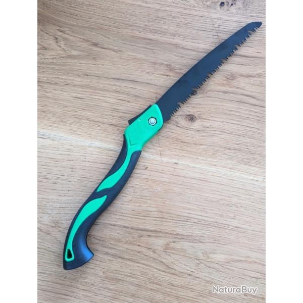 SCIE PLIANTE EN  ACIER ALLIAGE NICKEL CHROME POUR COUPER LES BRANCHES DES ARBRES CHASSE CAMPING...