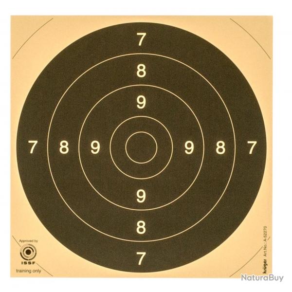 CARTONS CENTRE CIBLE C50 21 X 21 CM