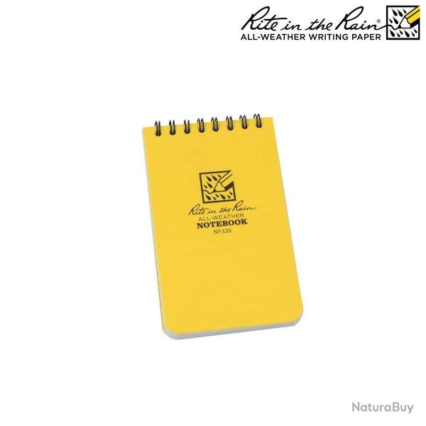 CARNET RITE IN THE RAIN 100 PAGES, SPIRALE HORIZONTALE 7.6X12.7CM