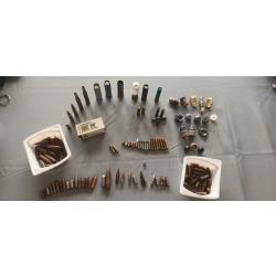 Collection munitions différents calibres - balles - projectiles