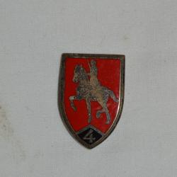 INSIGNE CAVALERIE- 4° REGIMENT DE CUIRASSIERS DRAGO PARIS OLIVIER METRA
