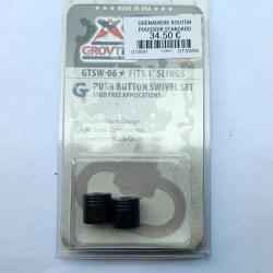 Grenadières bouton poussoir standard GROVTEC