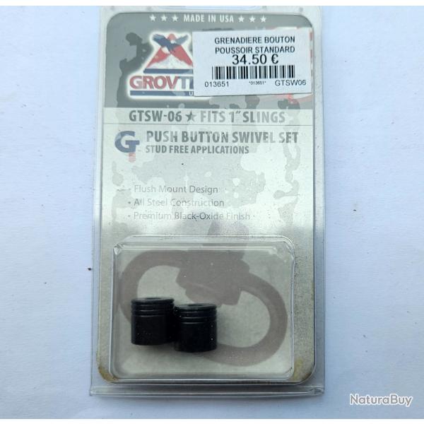 Grenadires bouton poussoir standard GROVTEC