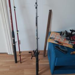 Canne a peche 2,10m aquatica mikado 7/20gr
