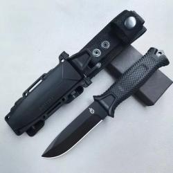 Couteau Survie Léger Acier Inoxydable Ultra-Résistant Etui Professionnel Chasse