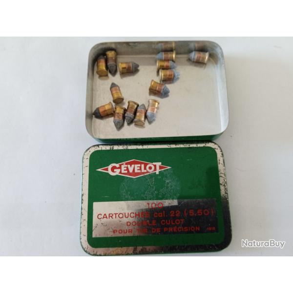 cartouches 5,5 mm Flobert de marque Gvelot