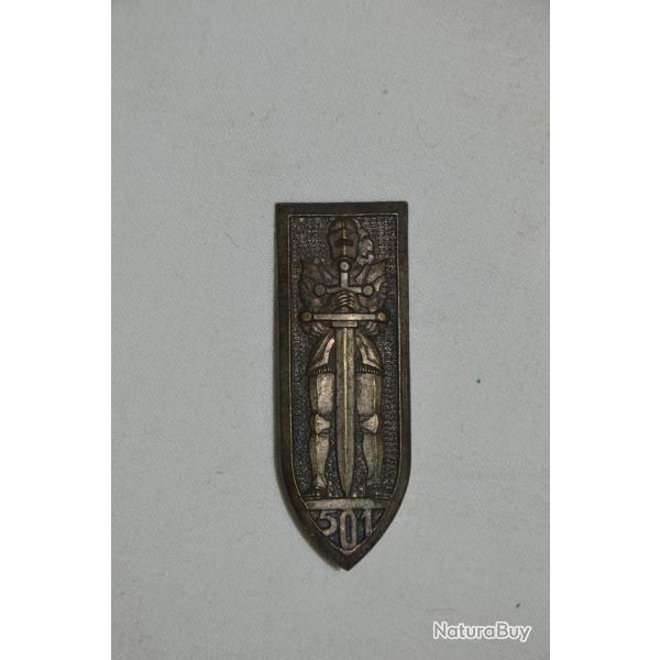 INSIGNE CAVALERIE- 501 REGIMENT DE CHARS DE COMBAT (AREMAIL)-501 RCC- 2 DIVISION BLINDEE