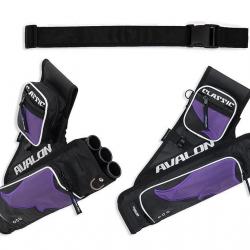 Carquois Avalon Classic Droitier (RH) Noir/Violet