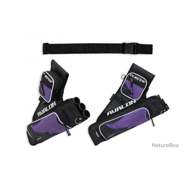 Carquois Avalon Classic Droitier (RH) Noir/Violet