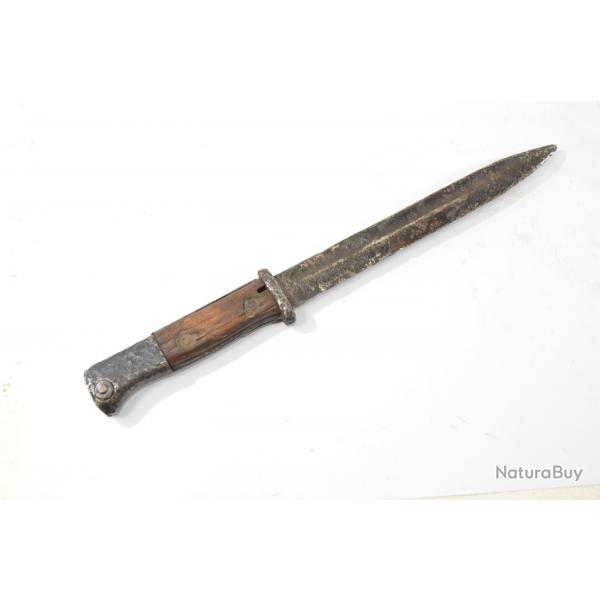 Baionnette Allemande Mauser 98K WW2 - mauvais tat. Pice de terrain