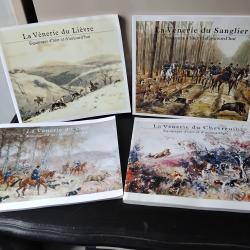 4 livres sur la vénerie Manuel us et coutumes de la vénerie offert