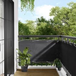 Écran de balcon anthracite 75x700 cm 100% polyester oxford