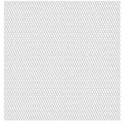 Panneau de grillage de jardin Acier inox 50x50 cm 30x17x2,5 mm