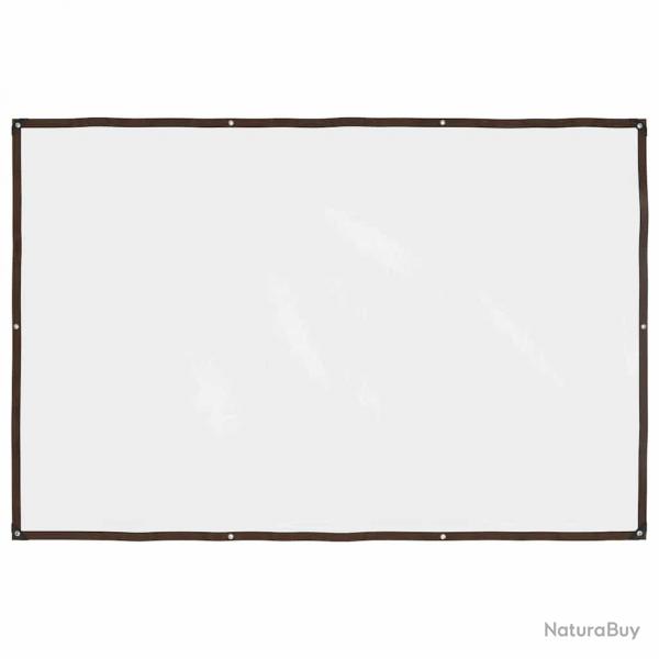 Bche transparente avec oeillets 2x3 m polythylne