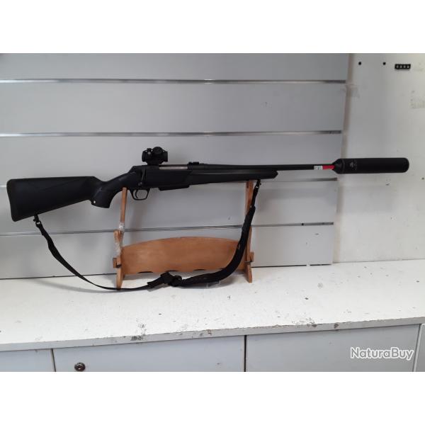 Carabine winchester XPR cal.30-06spr synth can.51cm +point rouge+silencieux+malette+bretelle+balles