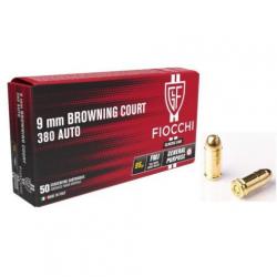 CARTOUCHE FIOCCHI CAL 380 ACP FMJ 95 GRAINS X50