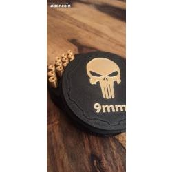Boîte à munitions 9mm, noire, étanche pratique et solide, Magtech Norma Geco Fiocchi Luger FMJ MFS