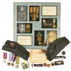 Ensemble Commémoratif d'une Famille Britannique, ww1 / ww2