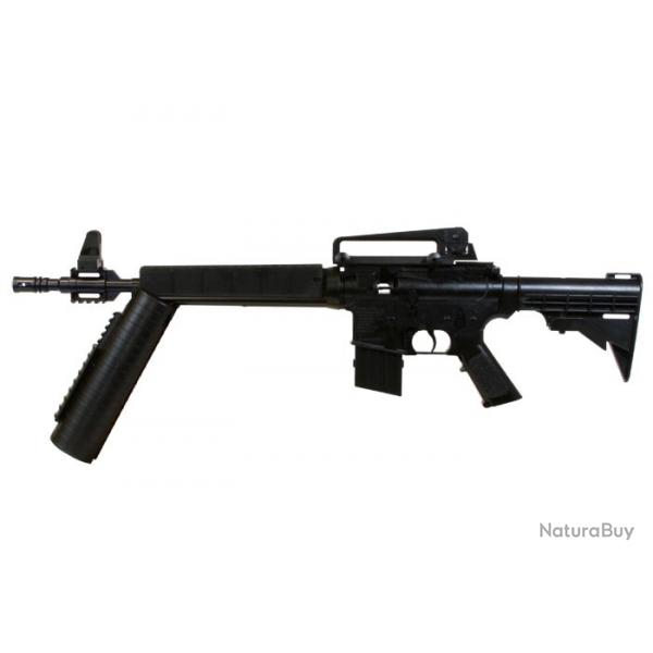 Carabine PCP  pompe M4-177 Bbs et Plomb Cal. 4,5 mm avec Asa de Transport M16 Aluminio