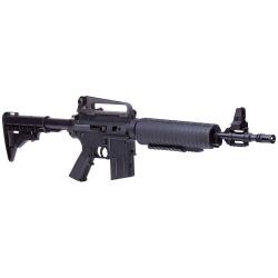 Carabine  à pompe PCP M4-177 Bbs et Plomb Cal. 4,5 mm avec Asa de Transport M16 Aluminio