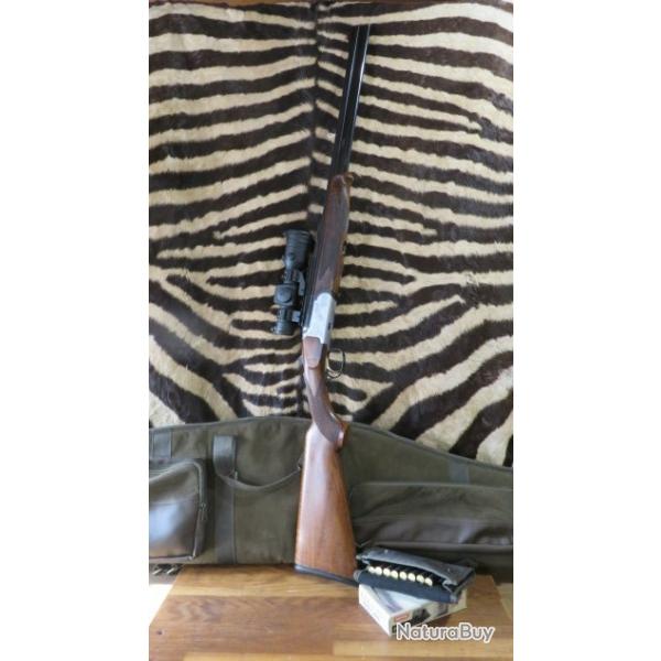 Express SABATTI EX 195 cal.8x57JRS canon 60 cm + AIMPOINT H34S + housse + balles