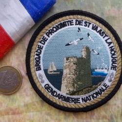 écusson militaire Saint Vaast la Hougue Manche gendarmerie brigade