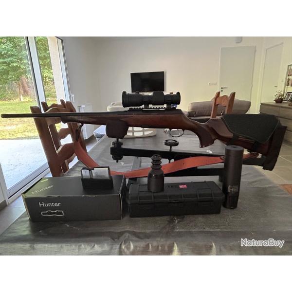 Ensemble carabine titan 6 battue