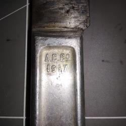 couvert réglo US ww1 couteau