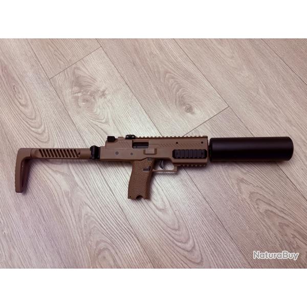 VMP-1X vorsk ggbr avec deux chargeurs et silencieux.