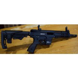 DERYA ZY9 CAL 9X19 CANON DE 18 CM BLACK LEVIER ARMEMENT TYPE AR