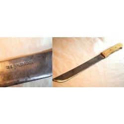Couteau machette gravée PUMAS 82 d'origine militaire - WWII