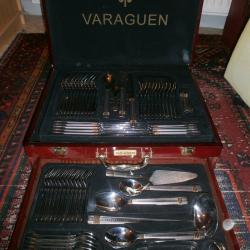 Ménagère Varaguen inox 18/10 doré 23 carats