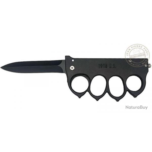 Couteau - Poing amricain US 1918 Noir