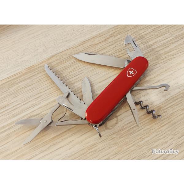 Victorinox couteau suisse Huntsman Woodsman Economy Vintage 1991