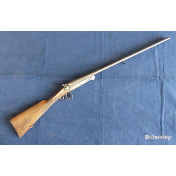 Bon fusil de chasse  chien extrieur juxtapos systme Lefauchueux  ( stphanois) fin XIXe