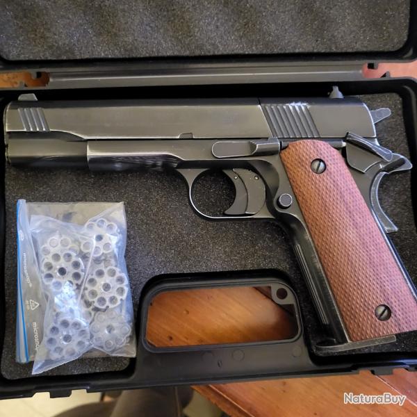 Pistolet Colt Government 1911 A1 CO2 4.5mm - finition vieillie