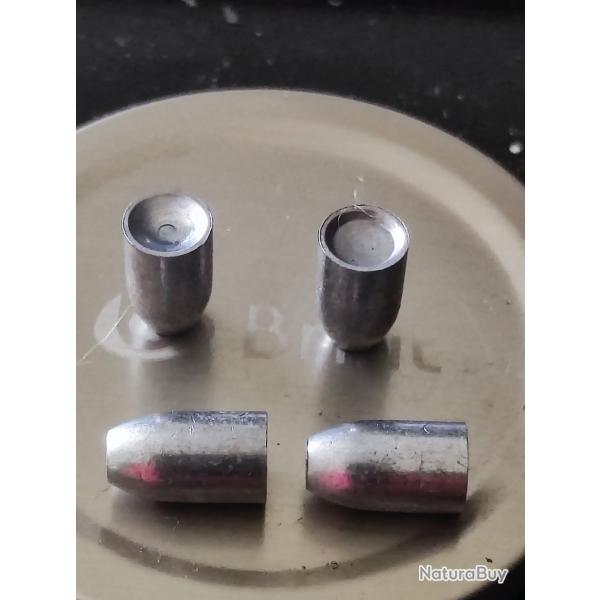 Plombs slug  5.51 hollow point, possibilits de 25  40 grains et modifications de longueur.