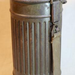 Boitier MAG masque allemand MASK CANISTER Obergefreiter Böning NORMANDIE 1944 (lib)