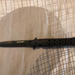 VEND COUTEAU PLIANT COLD STEEL TI-LITE 4 POUCES S35VN G10.