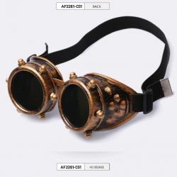 Lunettes Moto avec attache Steampunk