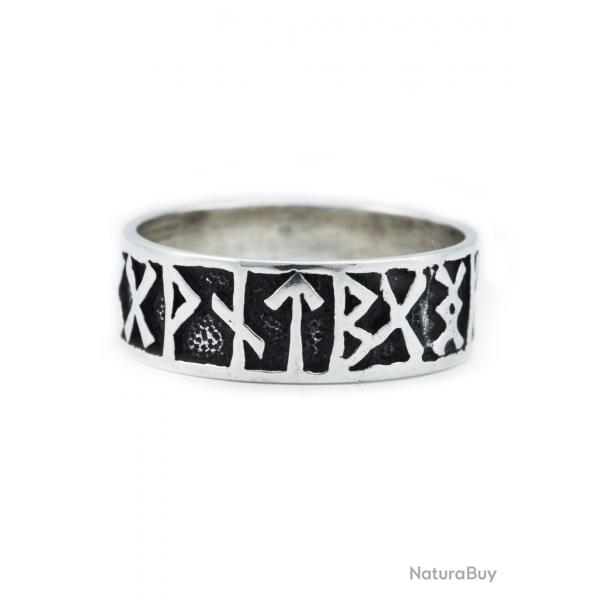 Bague Viking avec Runes en Argent taille 72