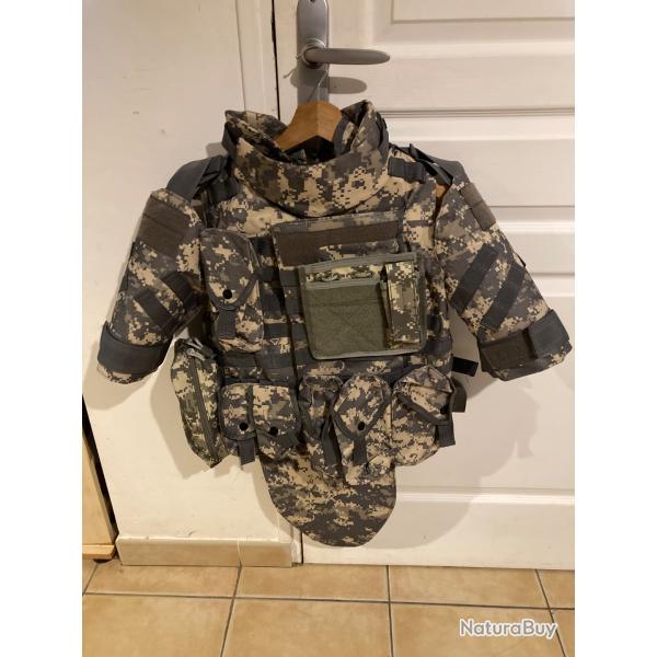 Lot quipements Camo ACU Digital Airsoft