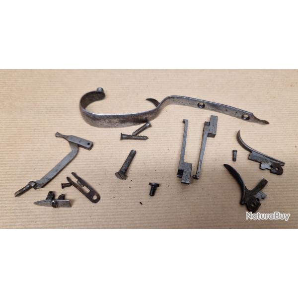 Lot de pices pour fusil artisan Stephanois calibre 12 double dtente