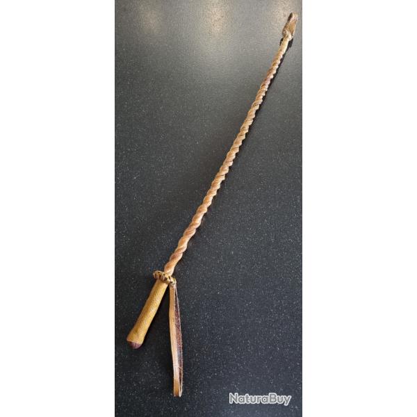 Matraque, fouet, Nerf de boeuf ancien, 70 cm en parfait tat