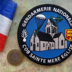 écusson militaire Communautés brigades gendarmerie Sainte-Mère-Église Manche