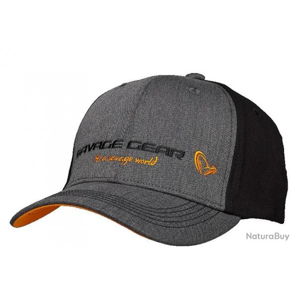 CASQUETTE STRIKE CAP ONESIZE GREY MELANGE/BLACK