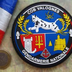 écusson militaire PVC Communautés de brigades (CoB) Valognes Manche gendarmerie