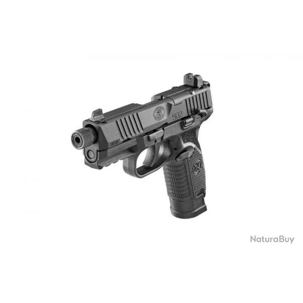 FN HERSTAL - Pistolet FN 502 Tactical Black - 22 LR - 10 & 15CPS - Fil. 1/2x28 - FN66-10101090FN