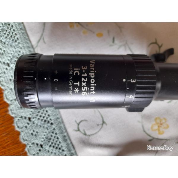 Lunette Afft ZEISS : Varipoint 3 X 12 X 56 IC + Embases