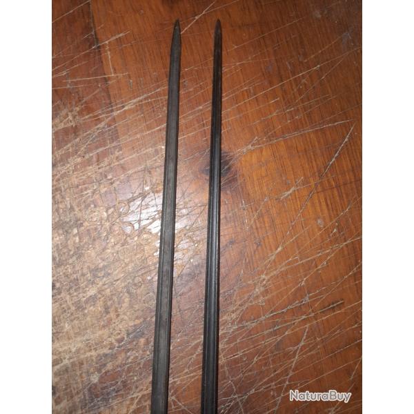 Bayonnettes mas 36 (2pieces)